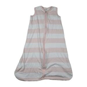 Burt's Bees Baby Beekeeper Sleep Sack Size Large 12-18 Months Pink Striped